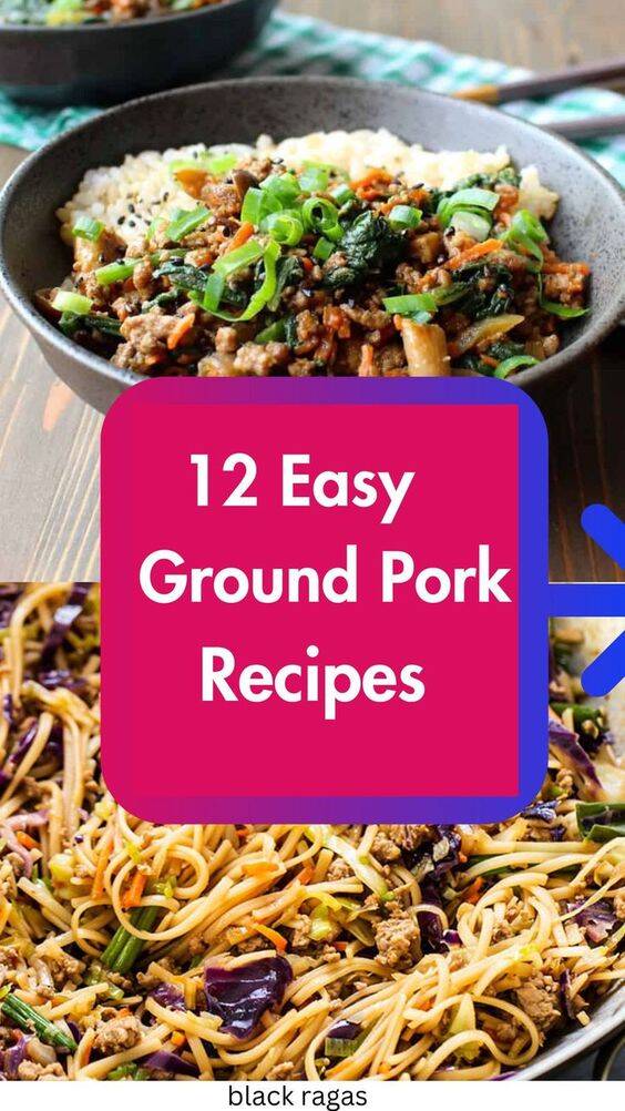ground pork recipes