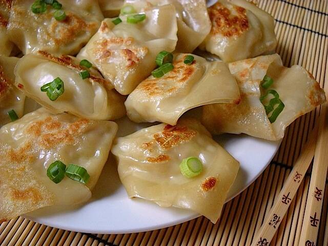 pork and ginger pot stickers