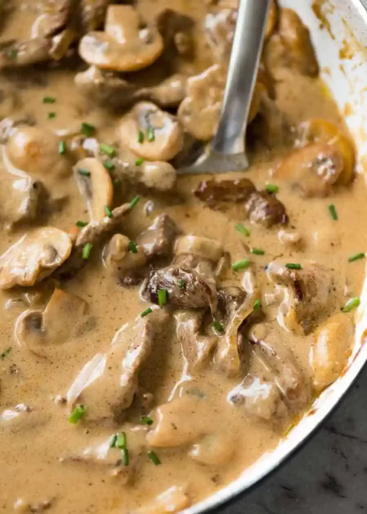 Beef Stroganoff