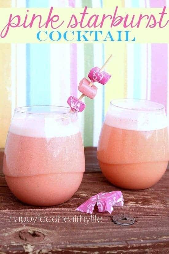 Pink Starburst Cocktail