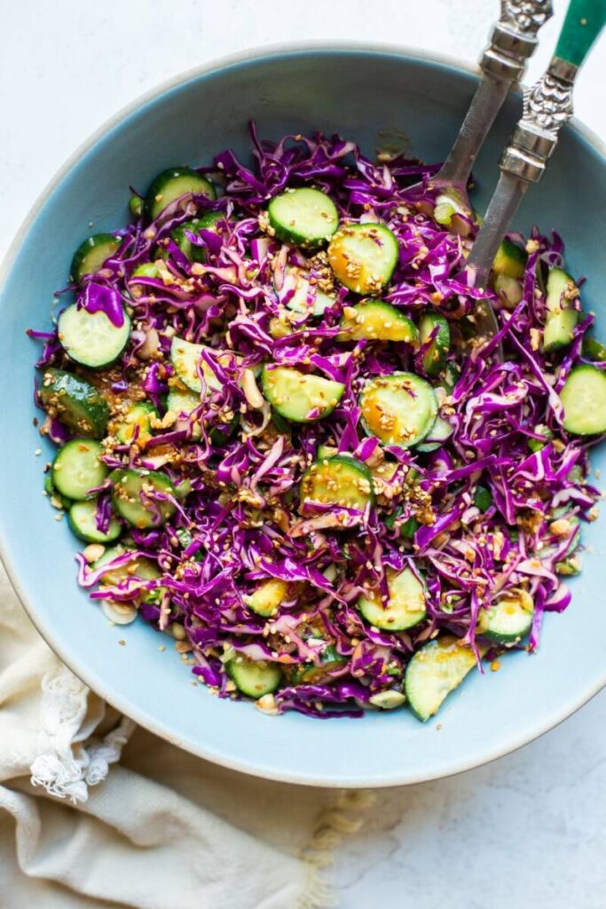 Cabbage Cucumber Salad