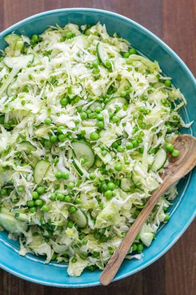 Cabbage And Pea Salad