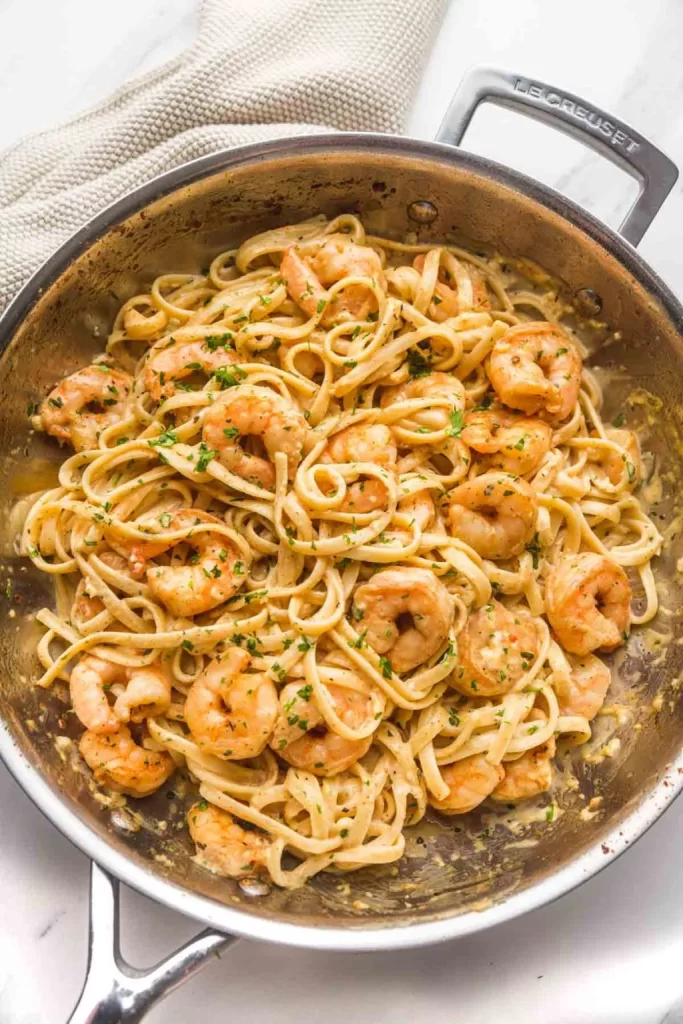 Garlic Shrimp Pasta