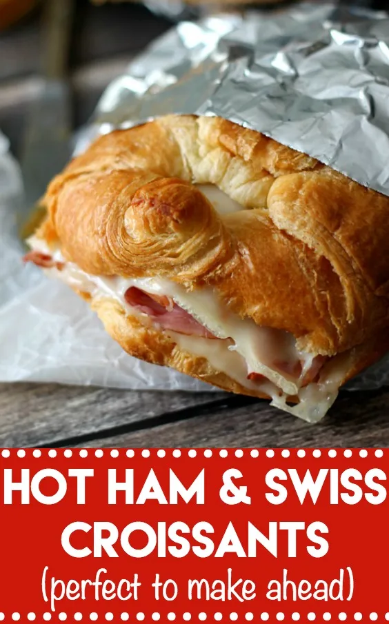 Hot Ham And Swiss Croissants