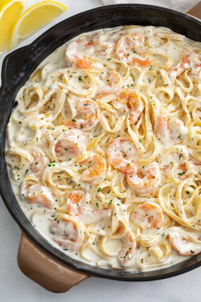  Shrimp Alfredo