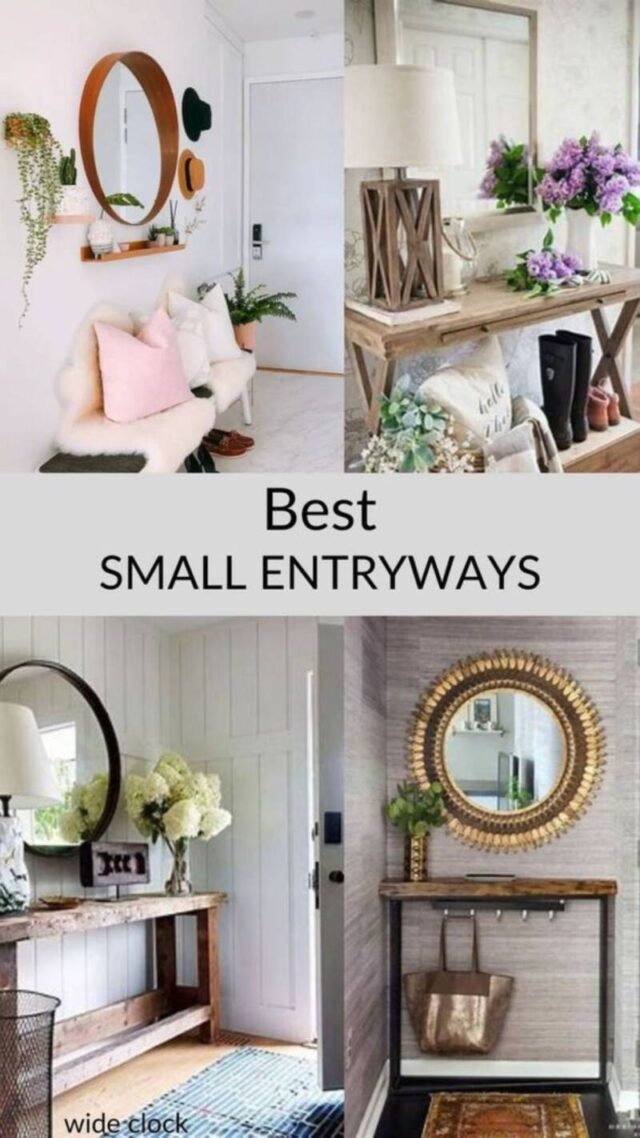 12 Best Small Entryway Ideas - Black Ragas