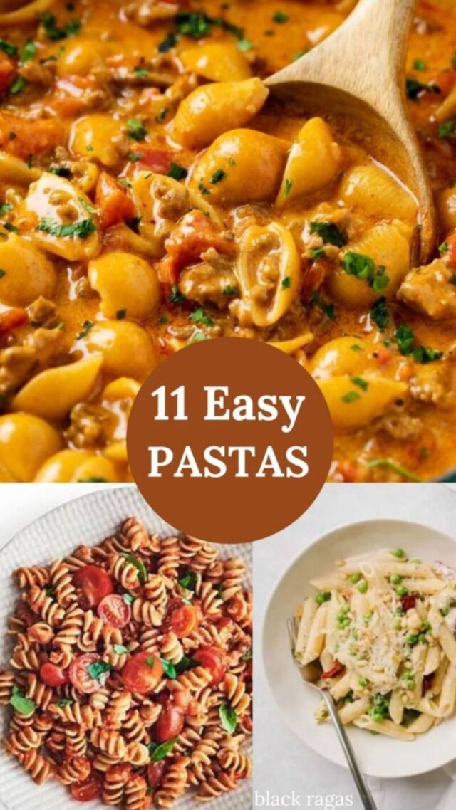 15 Easy Pasta Recipes - Black Ragas