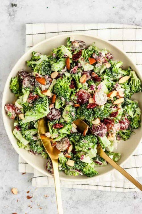 From broccoli apple salad to bacon broccoli salad and more, these are the best broccoli salad recipes