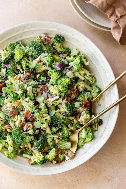 From broccoli apple salad to bacon broccoli salad and more, these are the best broccoli salad recipes